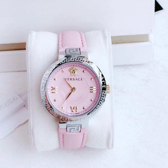 Versace Women\'s Pink 36mm Watch! New w/ box